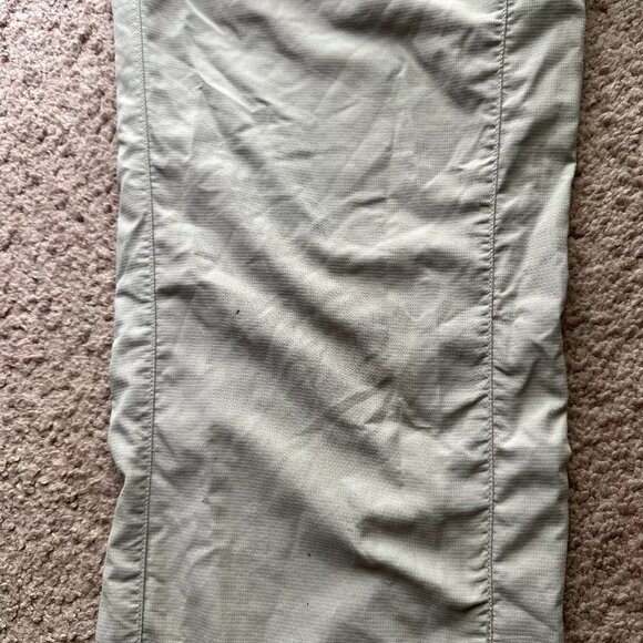 Columbia Pants Womens 4 (30x30) Nylon Titanium Omni Dry Mid Rise Zip Off Belted - Picture 5 of 14